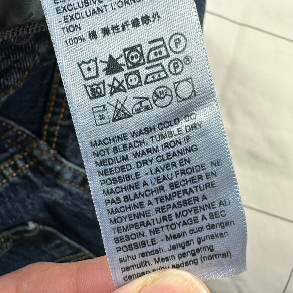 Levi's Premium Jeans Womens 29x34 Blue 501 Curve Dark Wash Button Fly Denim - Picture 8 of 16